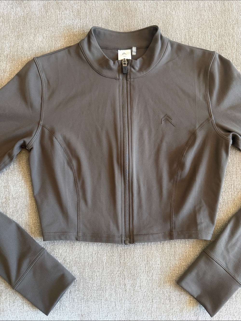 Oner Active Timeless Crop Jacket Deep Taupe size small used